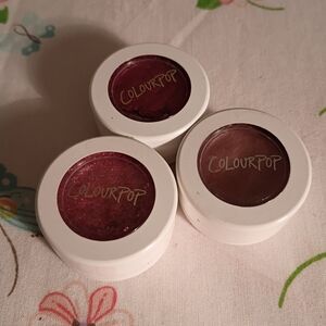 ColourPop Eyeshadow Set - Burgundy, Rose, Cocoa